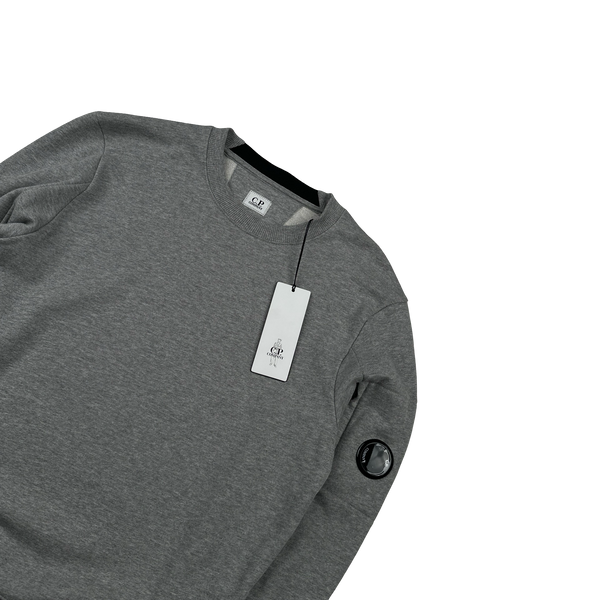 CP Company Light Grey Cotton Crewneck Sweatshirt - XS
