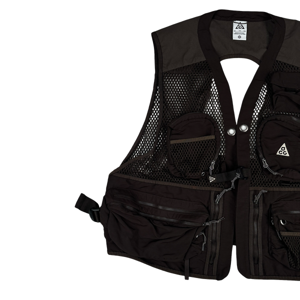 Nike ACG 2022 Mesh Brown Cargo Gilet/Vest - XL/XXL