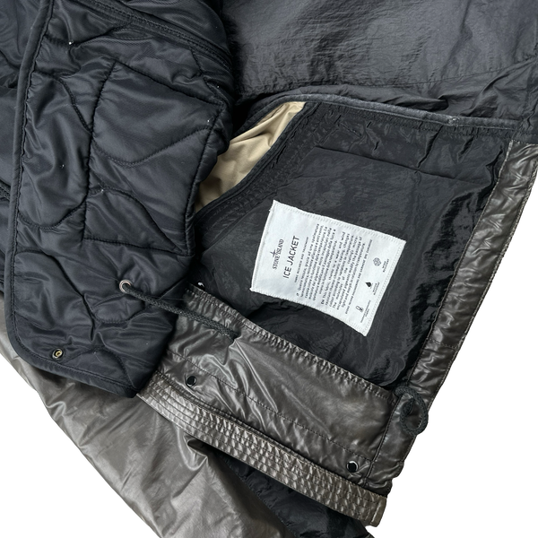Stone Island 2011 Brown Colour Change Ice Jacket - Large