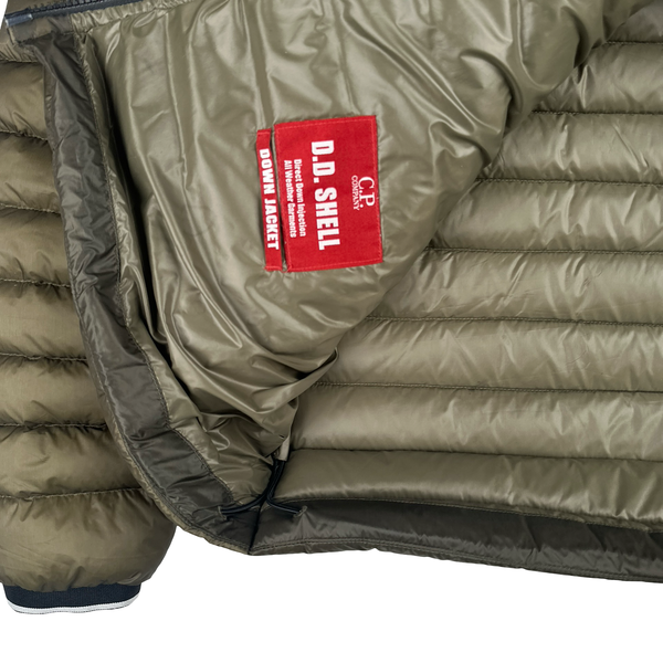 CP Company Khaki DD Shell Goggle Jacket - Medium
