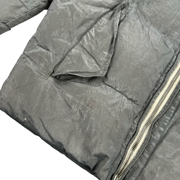 Stone Island AW2000 Hooded Silver Pure Metal Shell - Large – Mat's