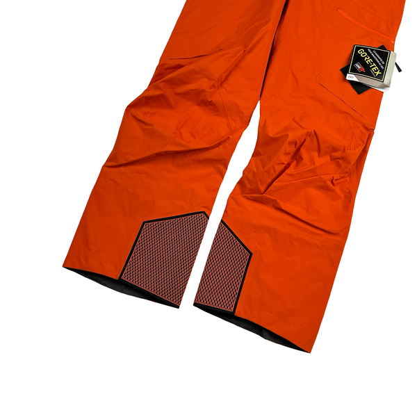 Arcteryx Orange Two Tone Goretex Rush Ski Overalls - XL