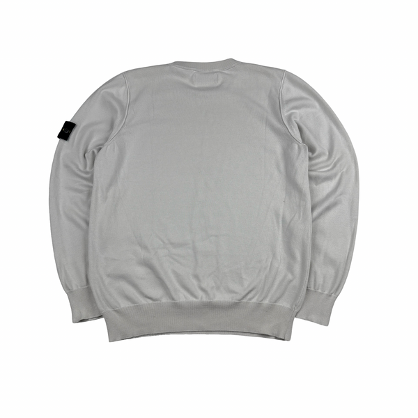 Stone Island 2022 Cream Soft Knit Jumper - Medium