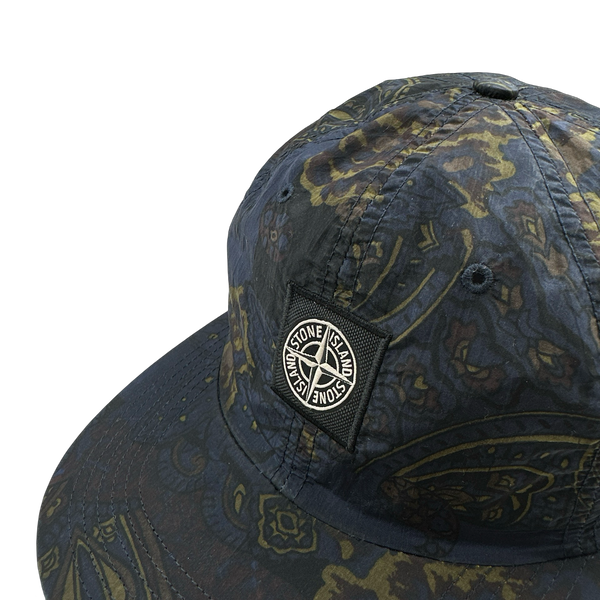 Stone Island x Supreme 2015 Blue Paisley Cap