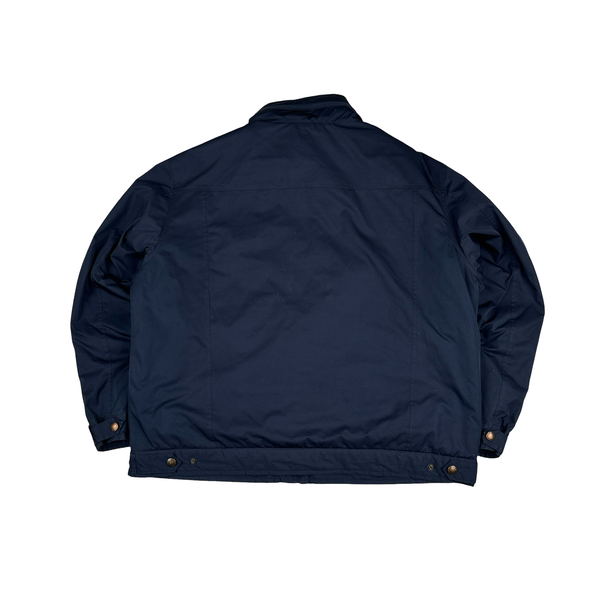 Ralph Lauren Navy Harrington Zipped Quilted Jacket - XXL
