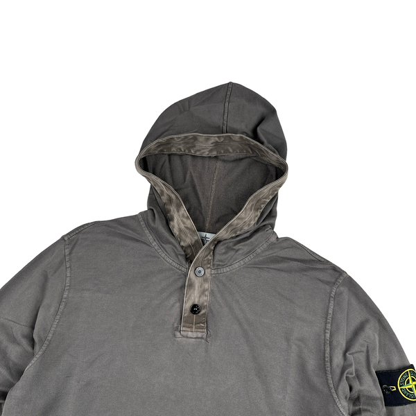 Stone Island 2013 Brown Cotton Pullover Hoodie - Medium