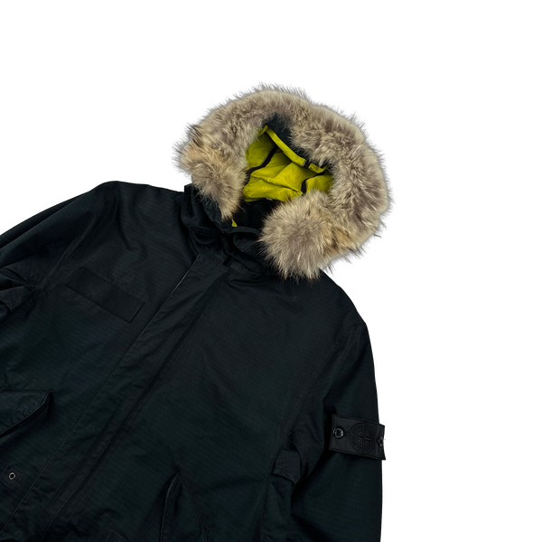 Stone Island Shadow Project 2.5L Grid Fishtail Parka - Large
