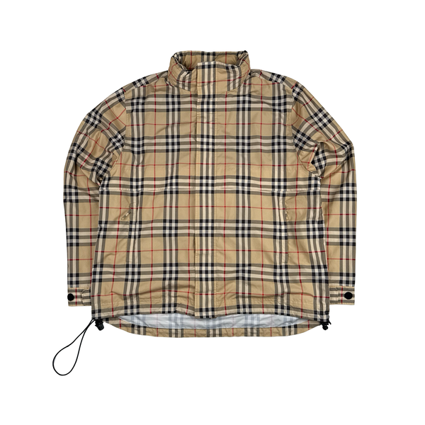 Burberry Nova Check Hooded Lightweight Bag Jacket - Large