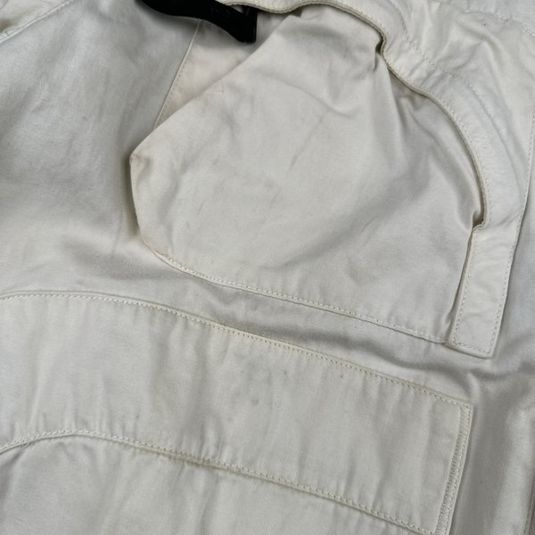 Stone Island 1998 Vintage Cotton Multi Pocket Green Edge Jacket - XL