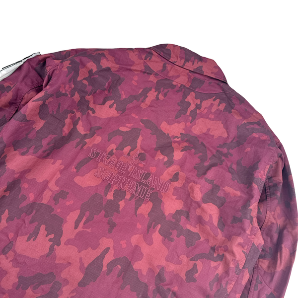 Supreme X Stone Island Reactive Ice Camo Ripstop Jacket - Large