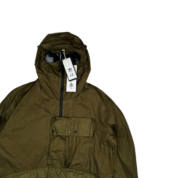 CP Company x Adidas Khaki Explorer Chrome Goggle Jacket - Medium
