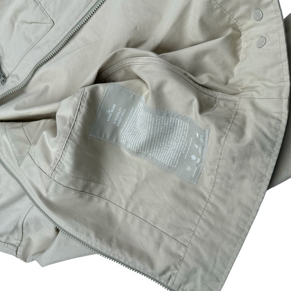 Stone Island 2024 Tan O-Ventile Ghost Piece Overshirt - Small