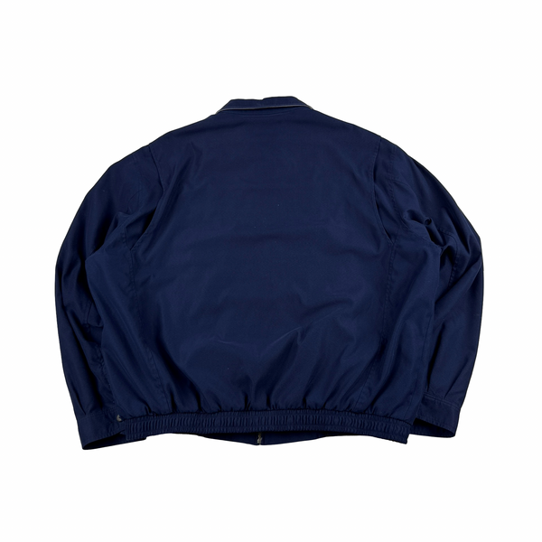 Ralph Lauren Navy Harrington Zipped Quilted Jacket - XL