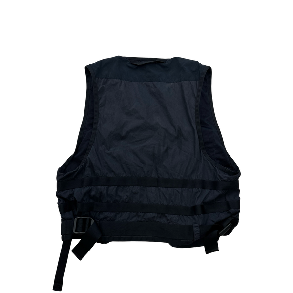 CP Company Navy 50 Fili Utility Vest - Medium