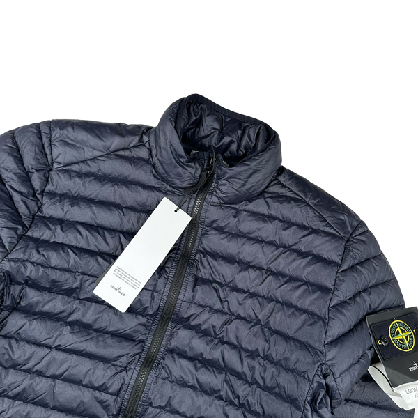 Stone Island 2022 Navy Loom Woven Chambers R Nylon Down TC Jacket