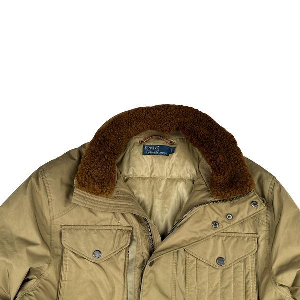 Ralph Lauren Beige Quilted Jacket - Large