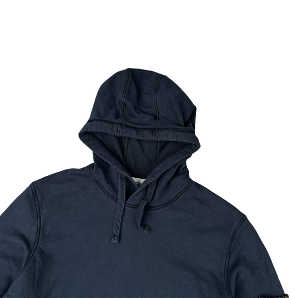 Stone Island 2024 Navy Pullover Hoodie - Medium