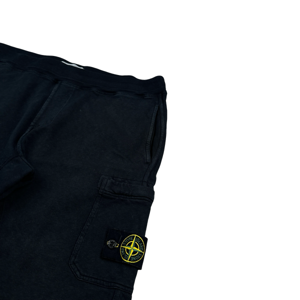 Stone Island 2017 Black Cotton Shorts - Medium