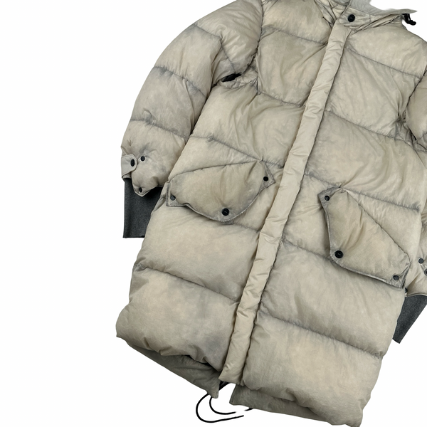 Stone Island 2009 Rare Opaque Nylon Tela Down Jacket - Small