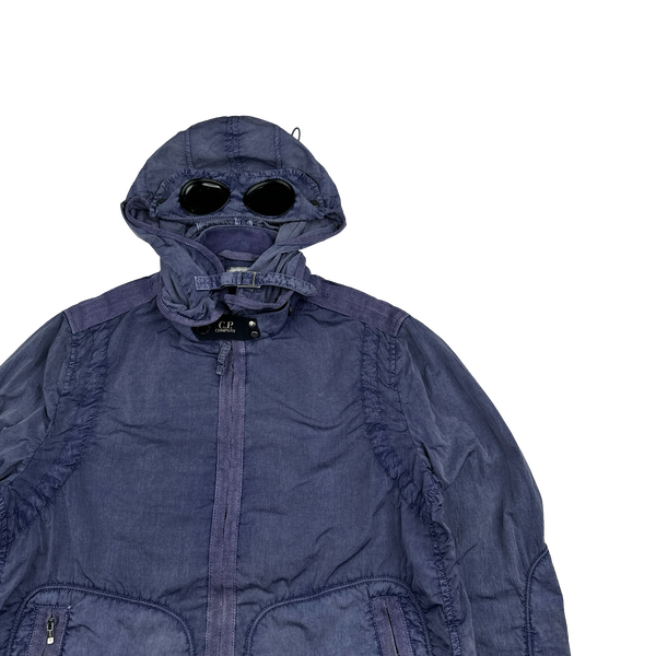 CP Company Purple Chrome Shimmer Goggle Jacket - Large