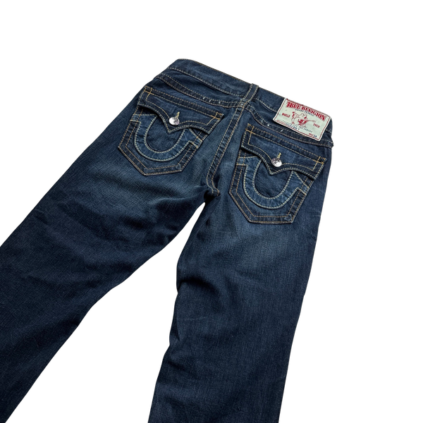 True Religion Ricky Big T Contrast Stich Denim Jeans - 34"