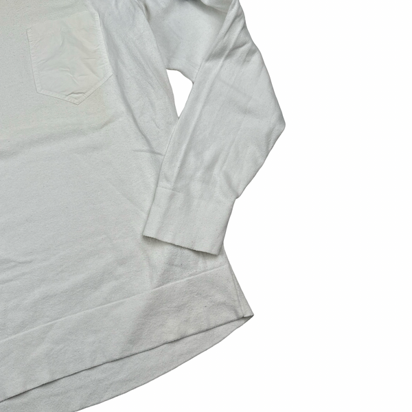 Stone Island White Cotton Crewneck - XL