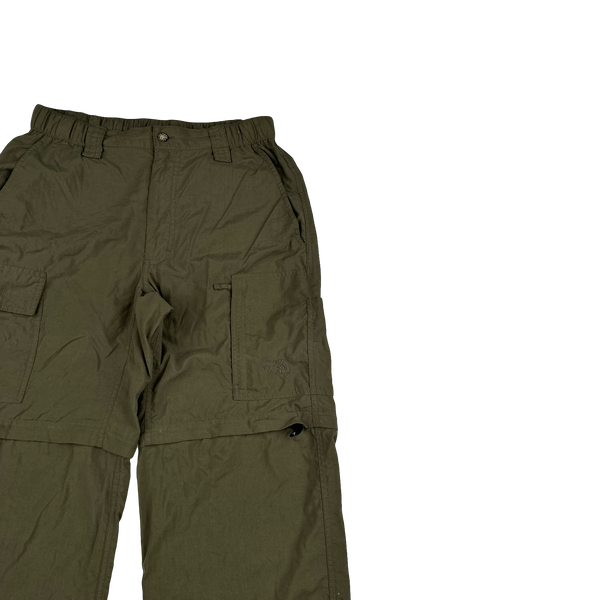 North Face Khaki Hiking Trousers / Shorts - Small