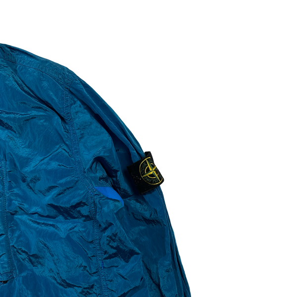 Stone Island 2018 Blue Nylon Metal Overshirt - XL