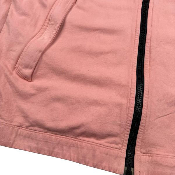 Stone Island 2016 Pink Cotton Zipped Bomber Style Jumper - 3XL