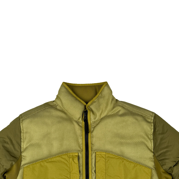 Stone Island 2021 Yellow Panama 6/3 HT Nylon Mix Fabrics Down- TC Puffer - Medium