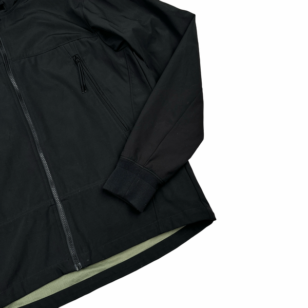 CP Company Black Soft Shell Goggle Jacket - XL