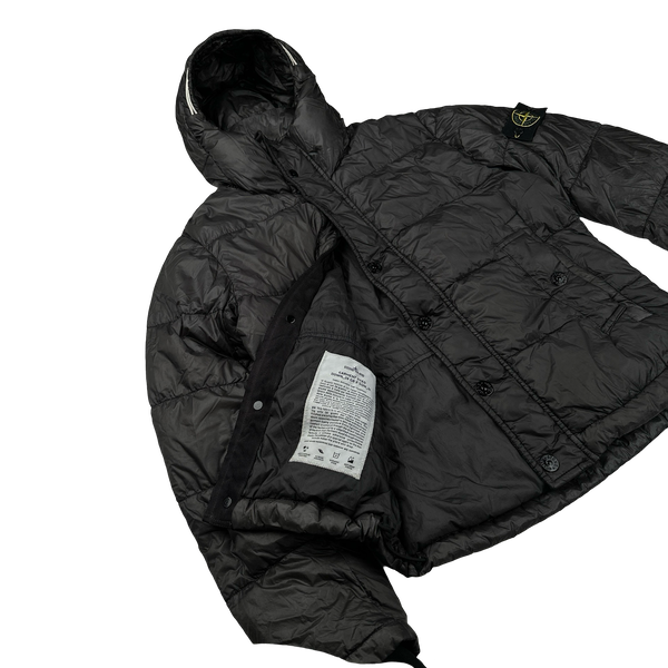 Stone Island 2013 Grey Garment Dyed Puffer Jacket - Small