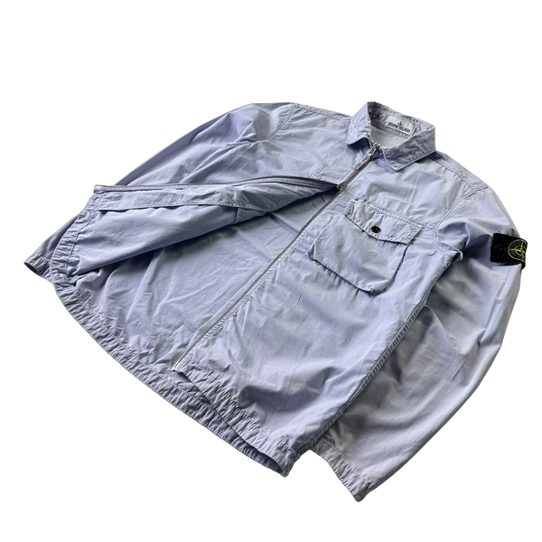 Stone Island 2019 Lilac Cotton Overshirt - Small