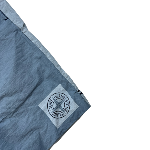 Stone Island 2019 Blue Nylon Compass Summer Shorts - 33"