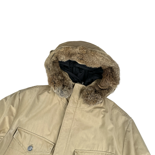 CP Company Vintage 2004 Fur Hooded Removable Liner Parka Jacket - XXL