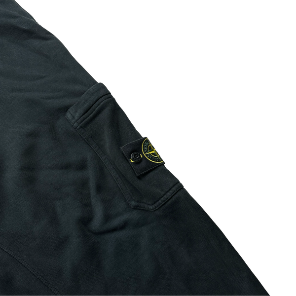 Stone Island 2016 Black Cotton Cargo Joggers - 3XL