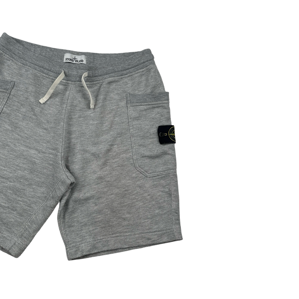 Stone Island 2015 Grey Fleece Shorts - Large