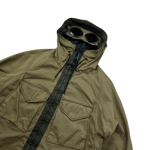 ジャケット・アウター 20ss C.P. COMPANY RASO GOGGLE JACKET CP Company Mint Green Raso-CP Zipped Goggle Jacket - Medium
