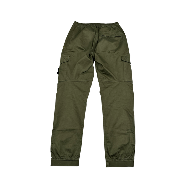 Stone Island 2019 Khaki Cargo RE T Trousers - 30"