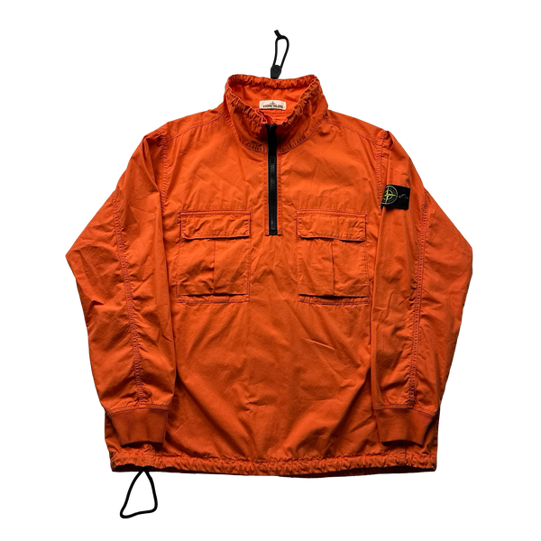Stone Island Orange Smock Pullover Overshirt XL