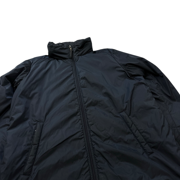 Prada Navy Nylon Black Label Padded Jacket - XL