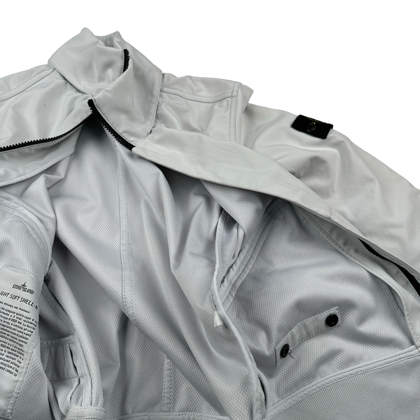 Stone Island Ice Blue Light Soft Shell R Jacket - Small