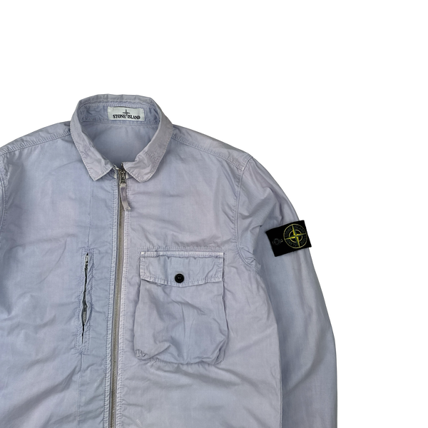 Stone Island 2019 Lilac Cotton Overshirt - Medium