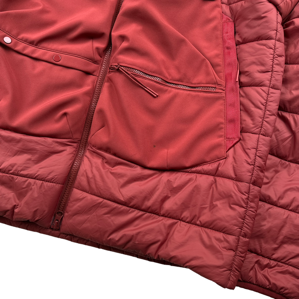 CP Company Red Hybrid Soft Shell Jacket - Large