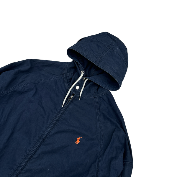 Ralph Lauren Navy Cotton Jacket - Medium