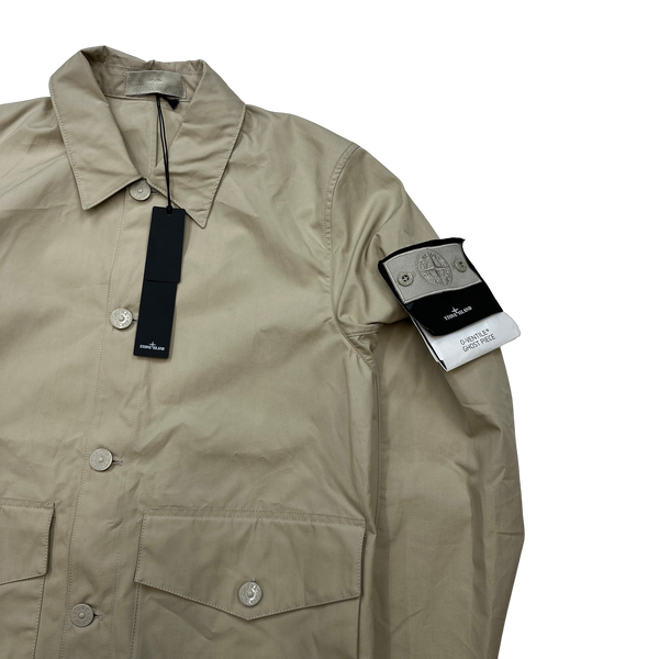 Stone Island 2023 Tan O-Ventile Ghost Jacket - Small