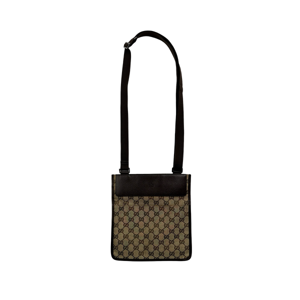 Gucci Monogram Leather Side Bag