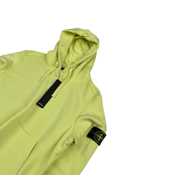 Stone Island 2019 Yellow Pullover Hoodie - Medium
