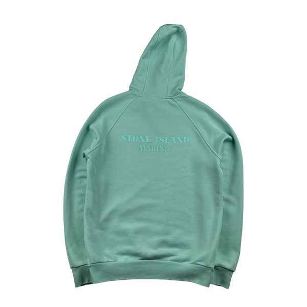 Stone Island 2021 Teal Marina Cotton Pullover Jumper - Small