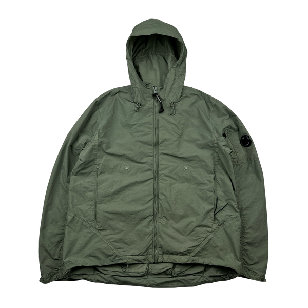 CP Company Green Cargo Reversible Double Lens Viewer Jacket - Large